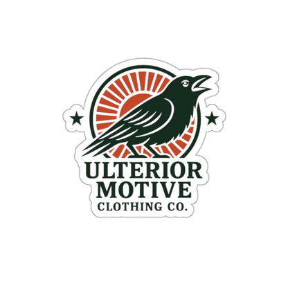 Die-cut UM Crow Logo sticker