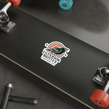 Die-cut UM Crow Logo sticker