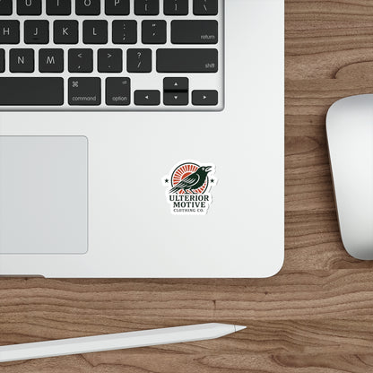 Die-cut UM Crow Logo sticker