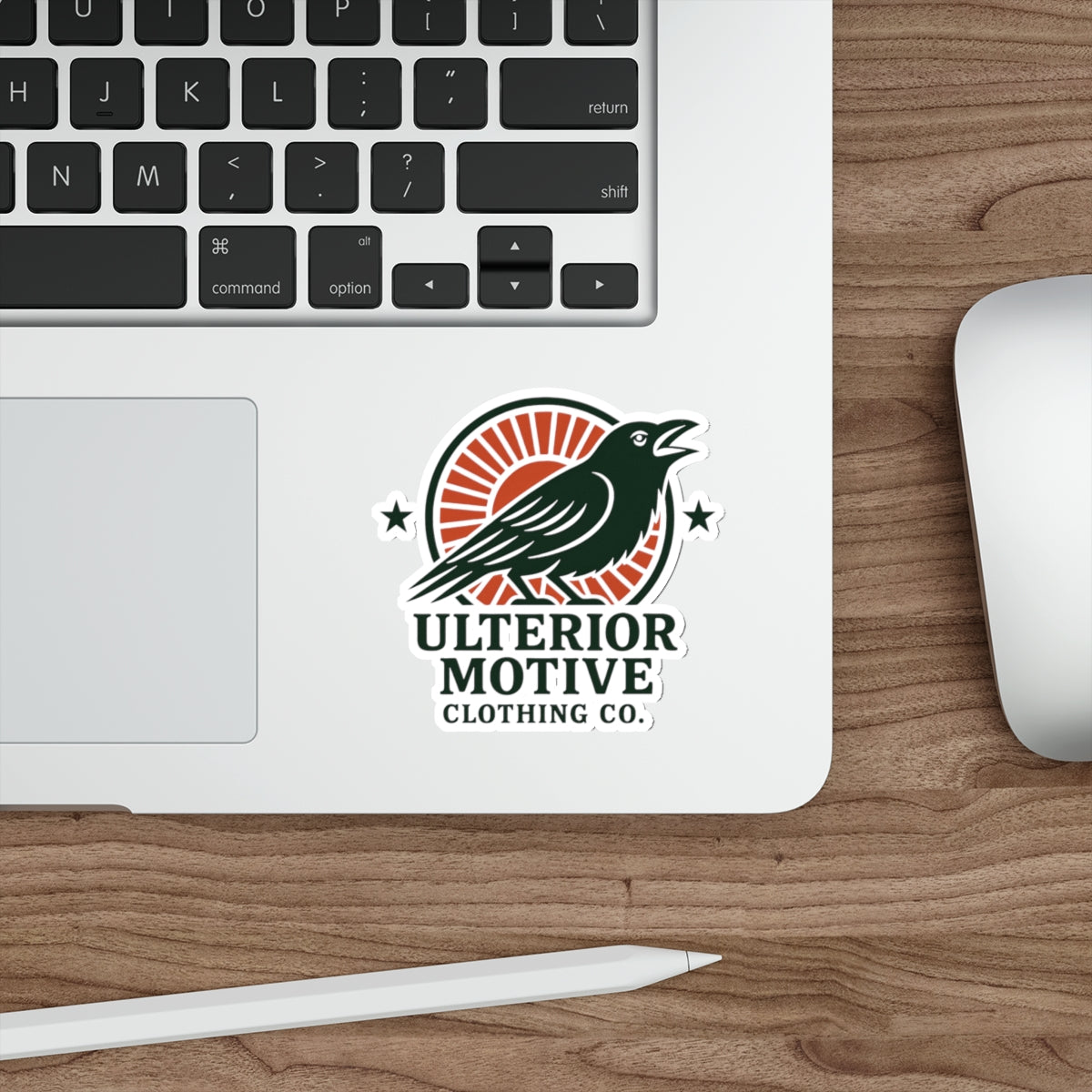 Die-cut UM Crow Logo sticker