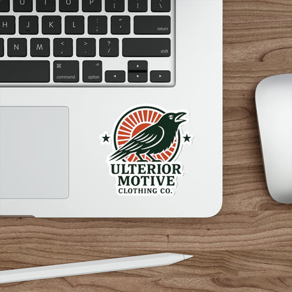 Die-cut UM Crow Logo sticker