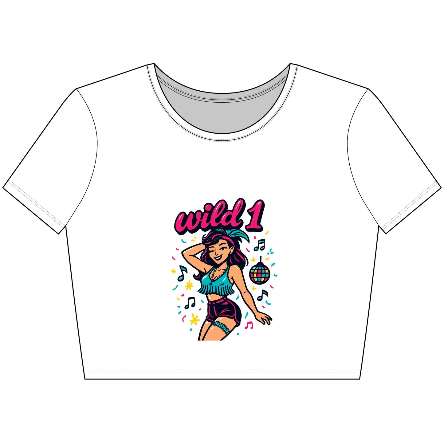 Wild 1 Crop Tee