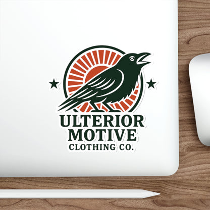 Die-cut UM Crow Logo sticker