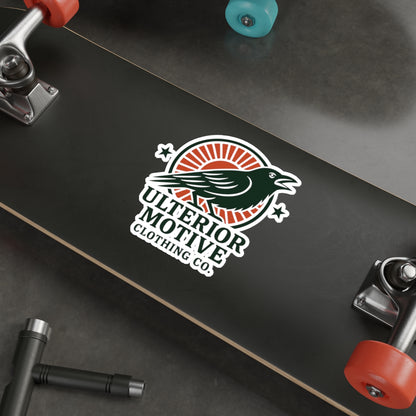 Die-cut UM Crow Logo sticker