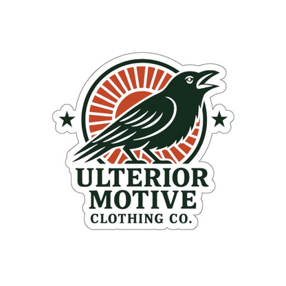 Die-cut UM Crow Logo sticker