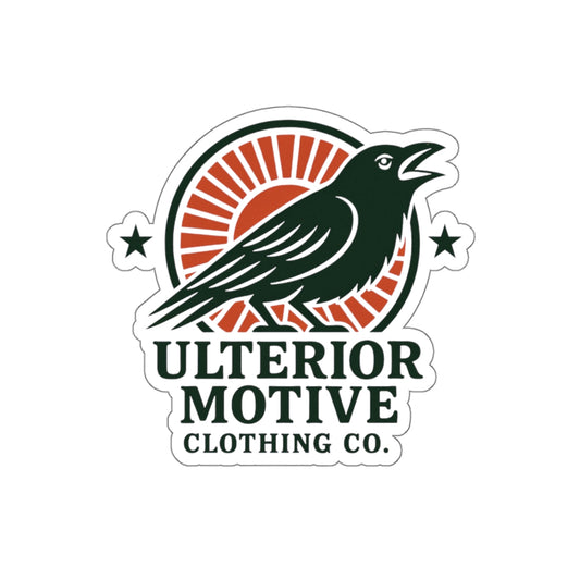 Die-cut UM Crow Logo sticker